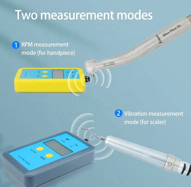 Dental Handpiece Tachometer and Ultrasonic Scalers Frequency Meter